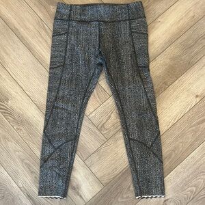 lululemon athletica Charcoal Patterned Leggings